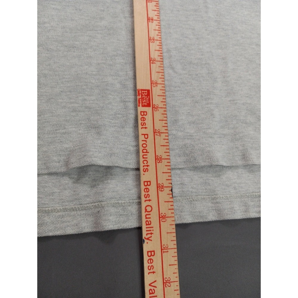 Polo Ralph Lauren Mens XXL Heather Grey Short Sleeve Cotton Pique Polo Shirt - Picture 6 of 8